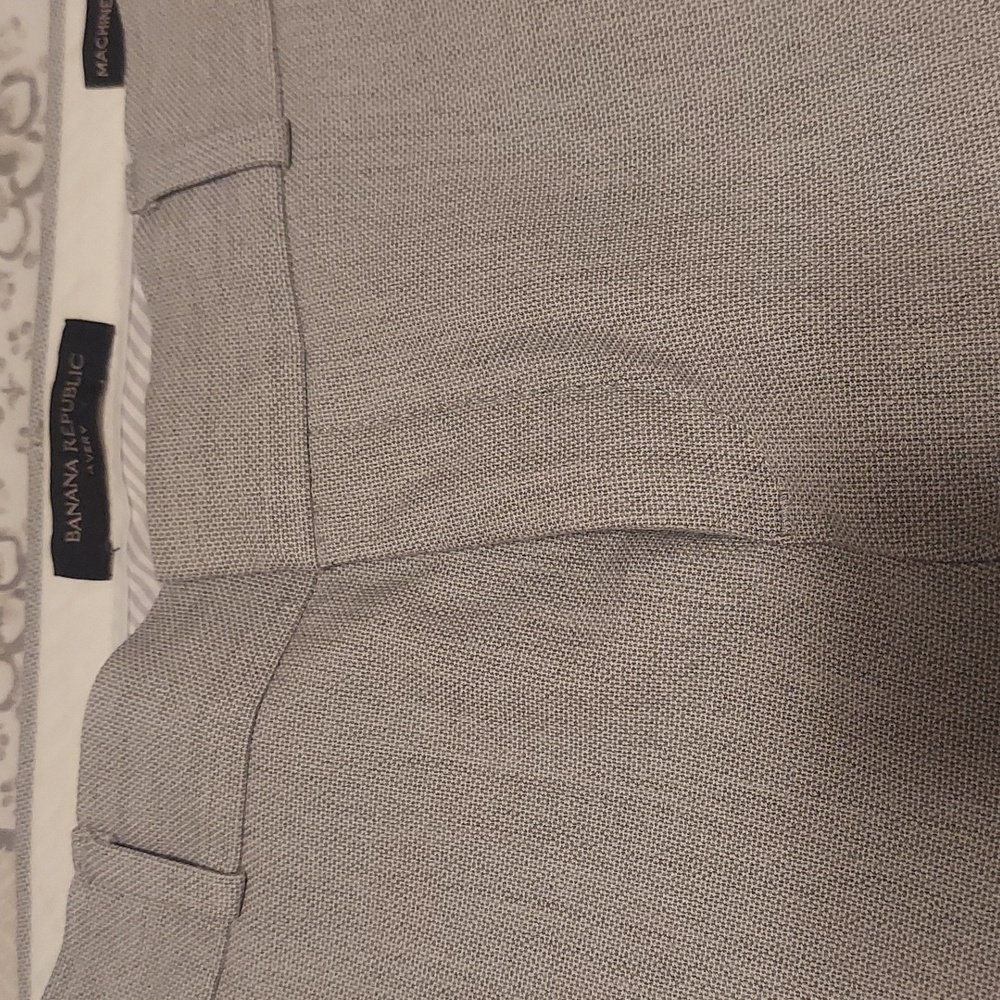 Banana Republic Ankle Gray Pants - Picture 2 of 4